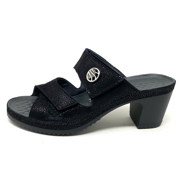 Vital 5104 Petra Frost Schwarz Comfort Dress Sandals - Picture 1 of 7